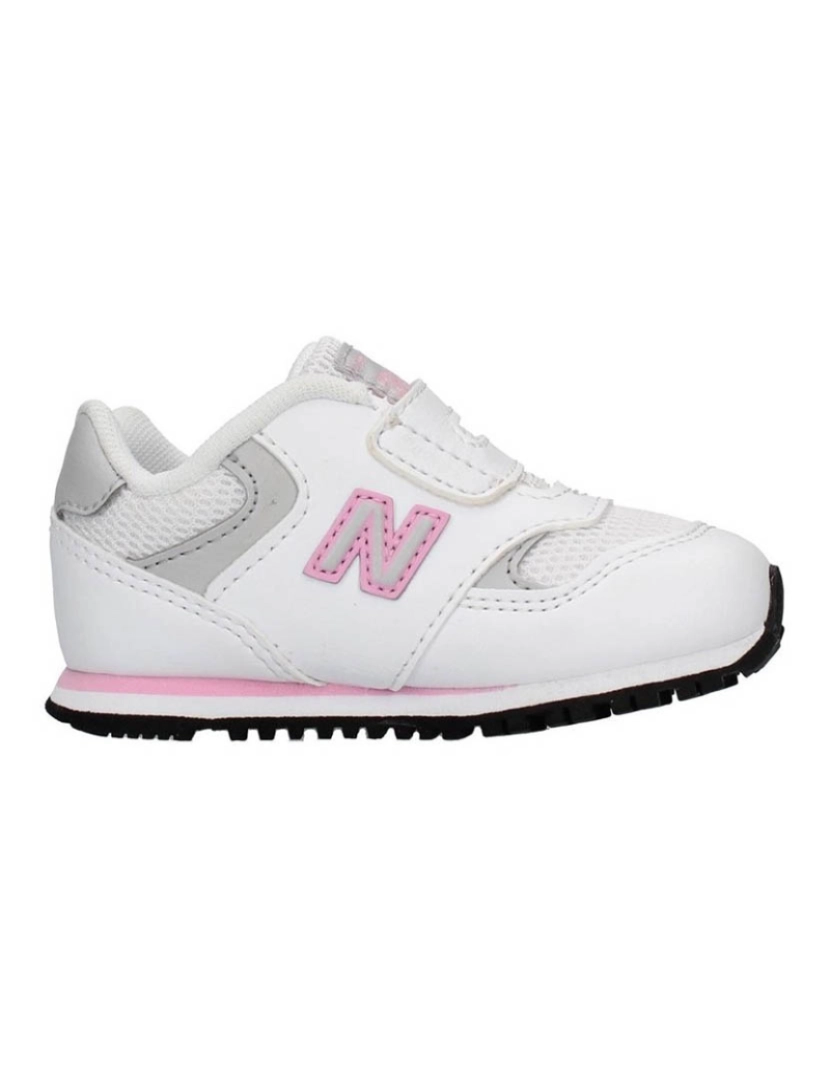 New Balance - Ténis Criança Branco e Rosa