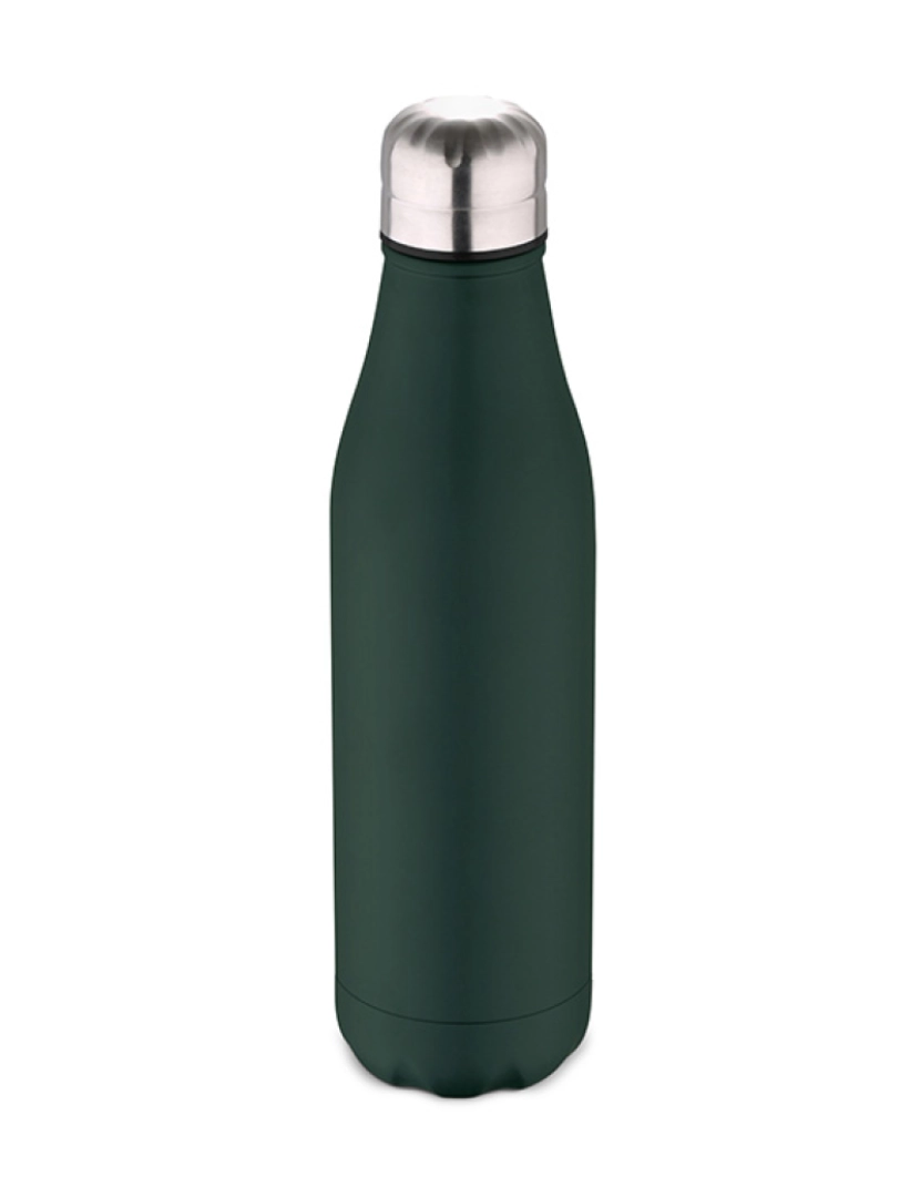 Bergner - Garrafa Thermo Cola 500ml em aço inox verde andando em qualquer lugar