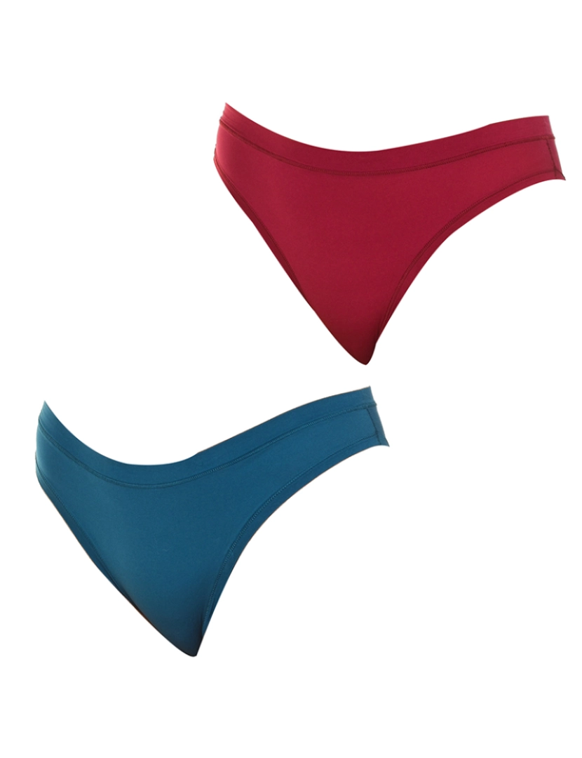 DIM - Pack 2 Cuecas Senhora Azul vermelho