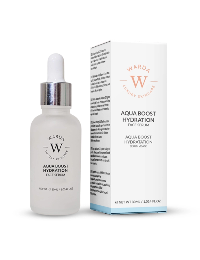 Warda Skincare - Aqua boost soro facial de hidratação 30ml