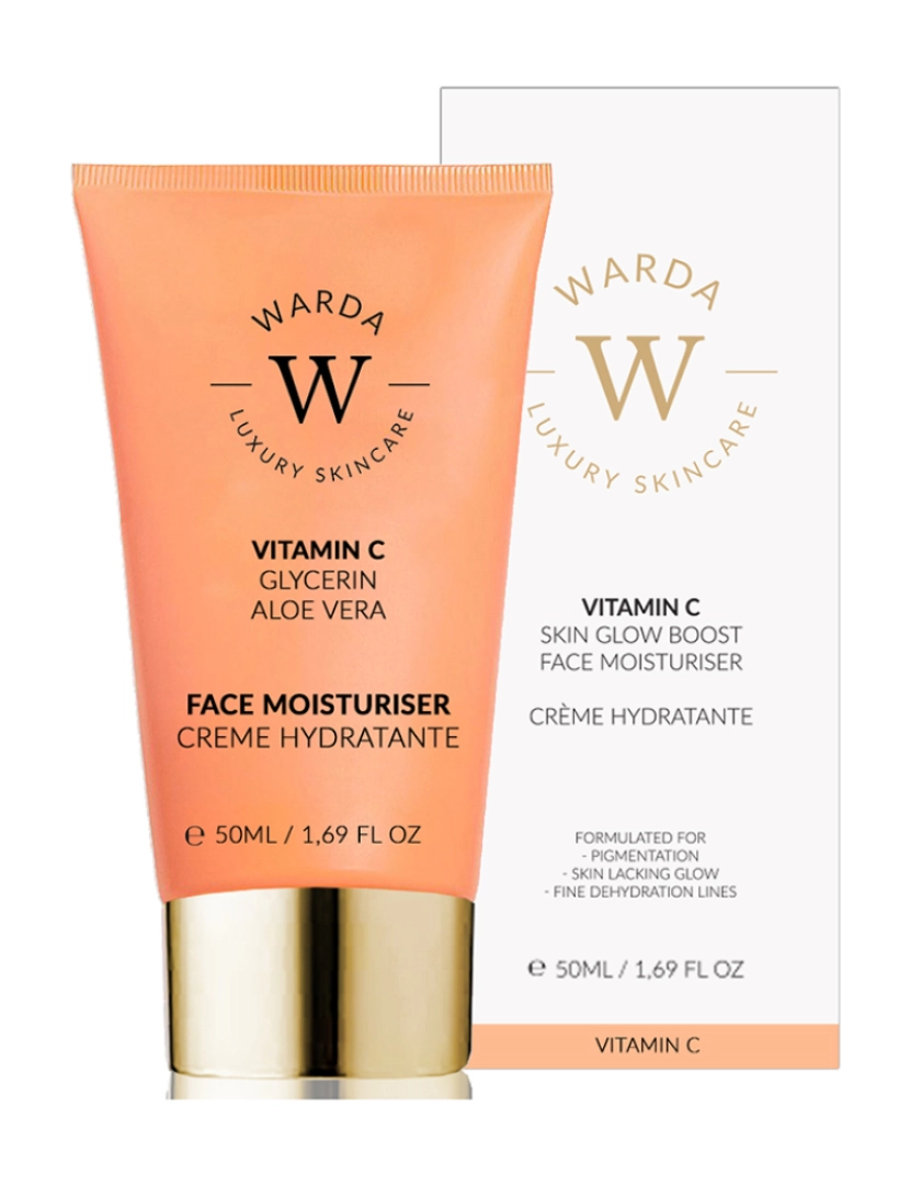 Warda Skincare - HIDRATANTE SKIN GLOW BOOST VITAMINA C 50m