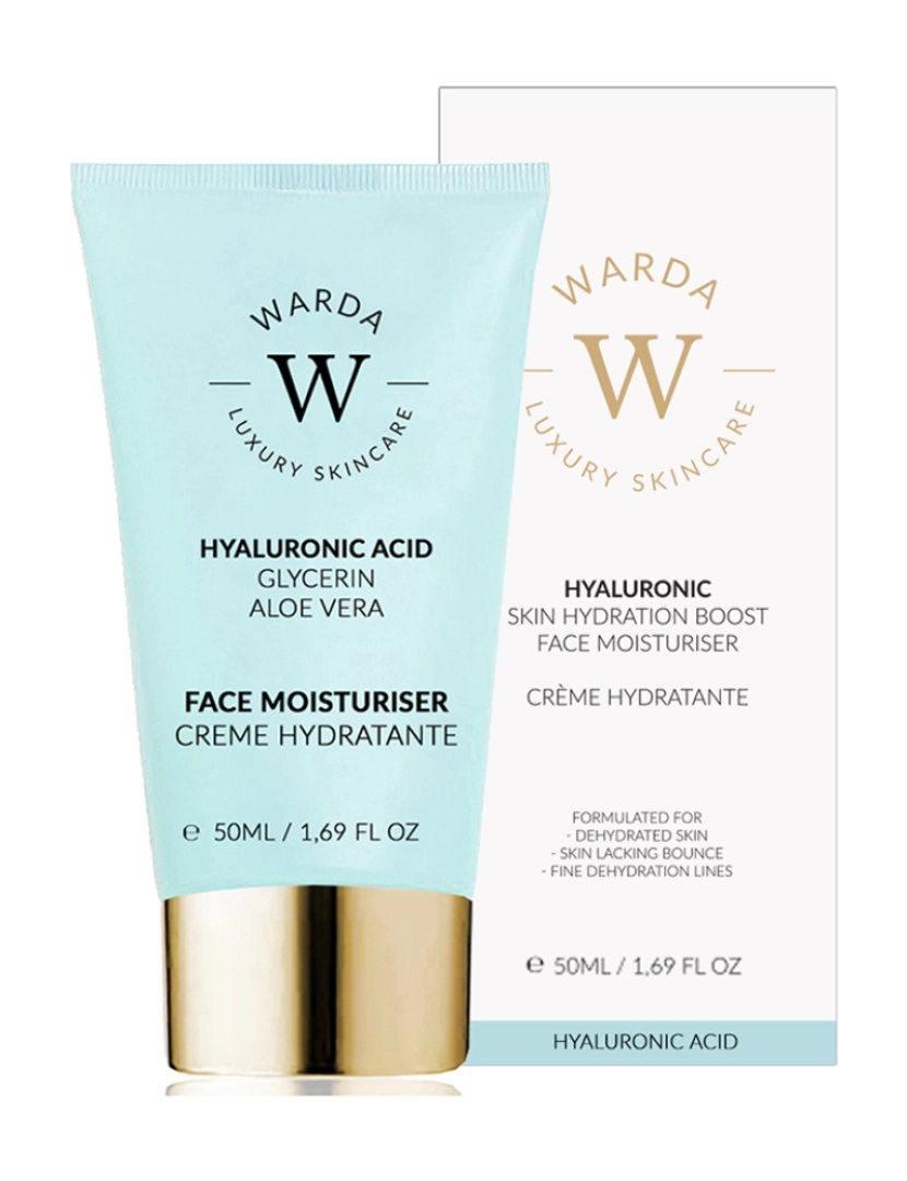 Warda Skincare - HIDRATAÇÃO DA PELE HIDRATANTE ÁCIDO HIALURÔNICO 50ml