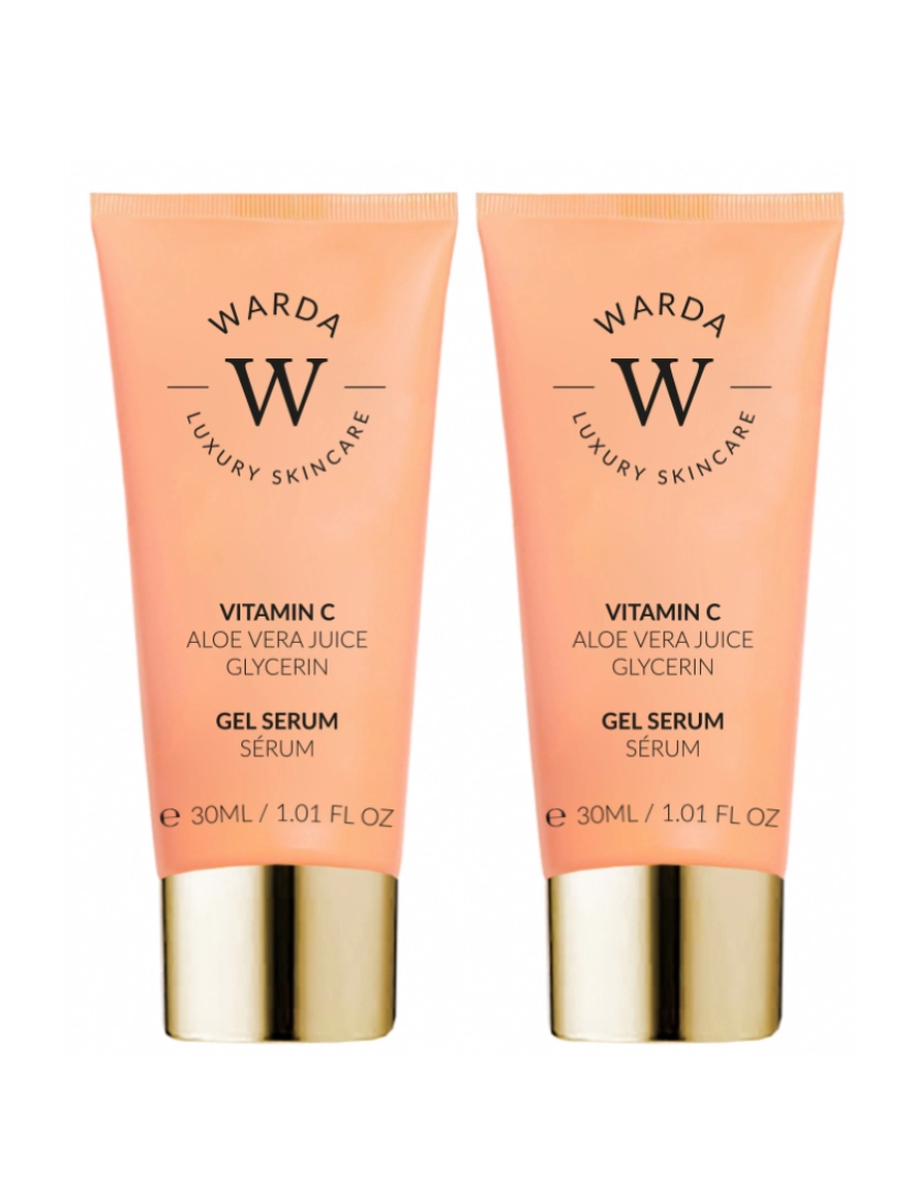 Warda Skincare - Gel Serum Skin Glow Boost Vitamina C 30Ml X 2