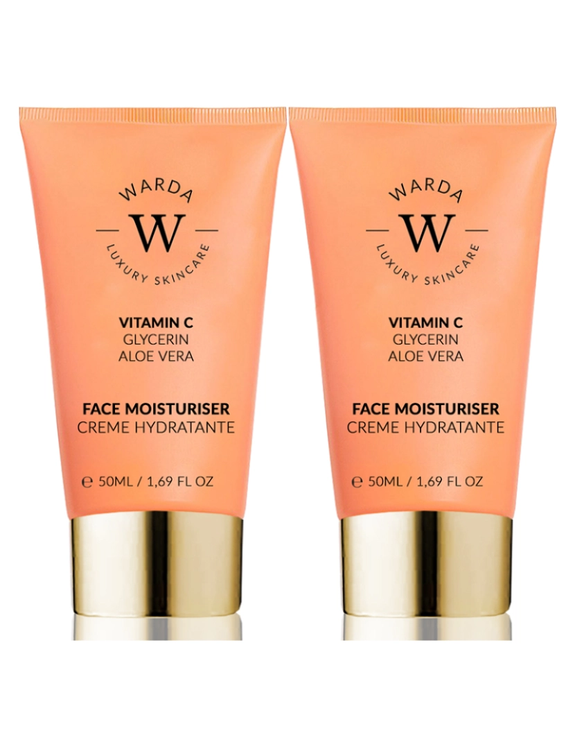 Warda Skincare - Hidratante Skin Glow Boost Vitamina C 50M x 2