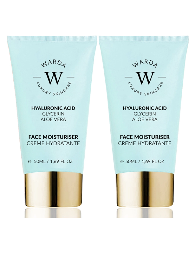 Warda Skincare - Hidratante de Ácido Hialurônico 50Ml x 2