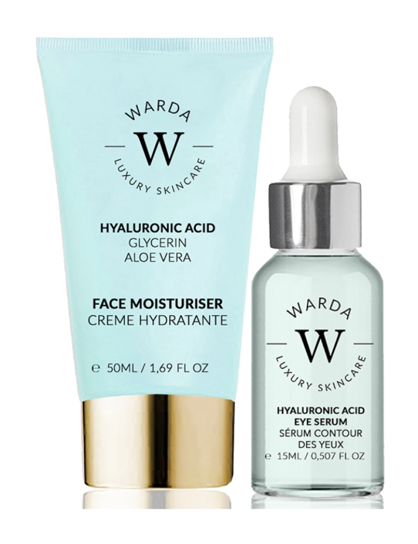 Warda Skincare - SKIN HYDRATION BOOST HYALURONIC ACID HIDRATANTE 50ml + SKIN HYDRATION BOOST HYALURONIC ACID SORO OLHOS 15ml