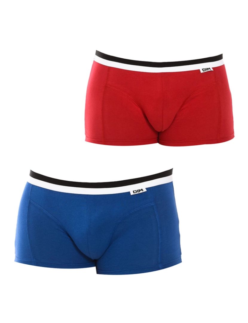 DIM - Boxers De Homem Azul Vermelho