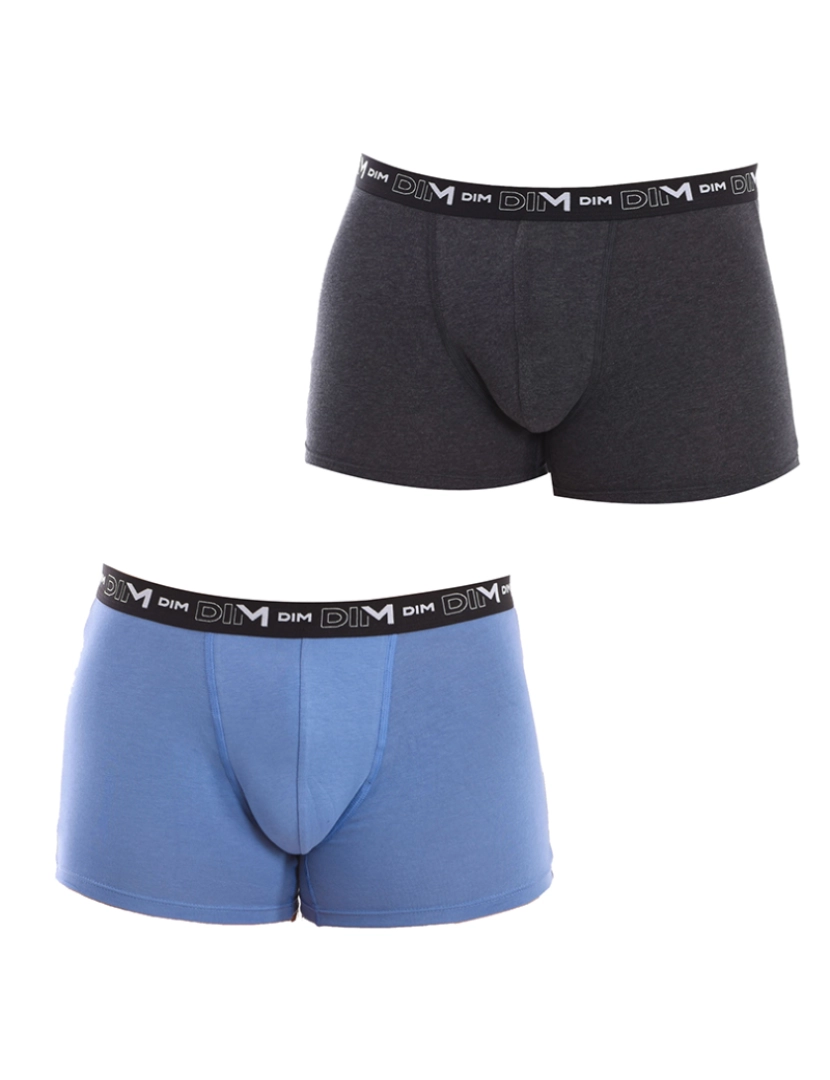 DIM - Pack Boxers Homem Azul e Antracite