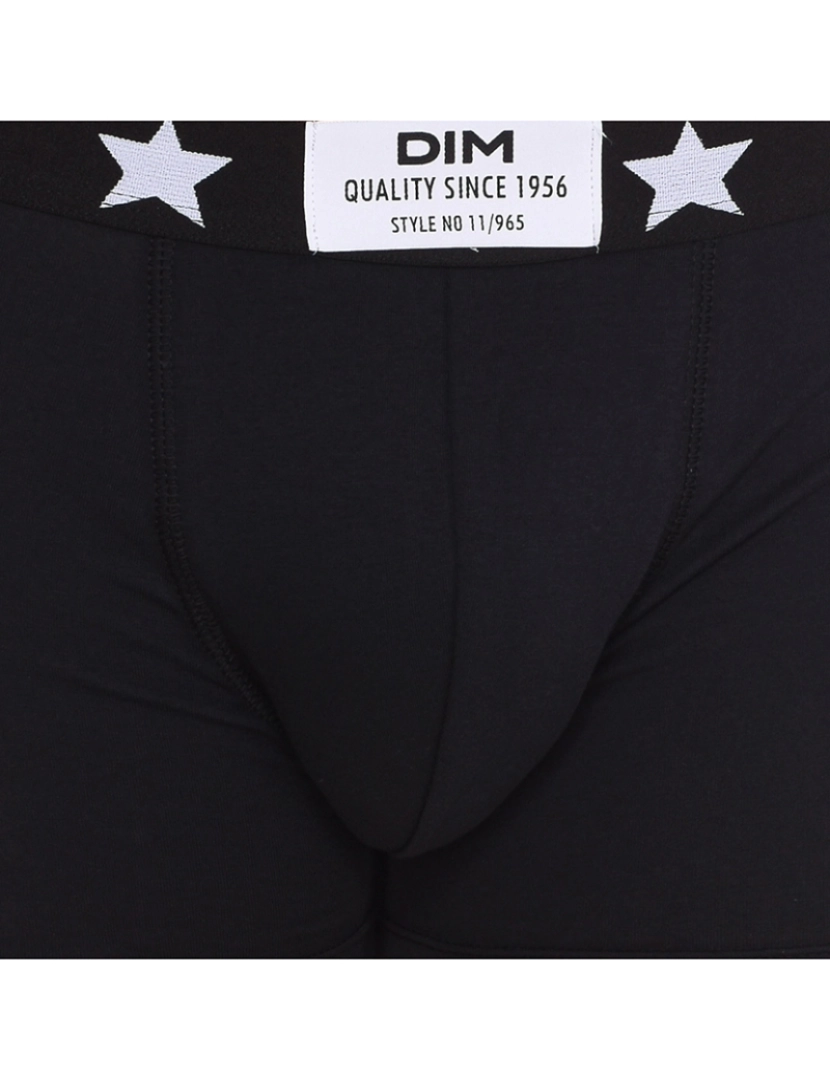 DIM - Pack 3 Boxers Homem Preto e Pêssego e Preto estampado