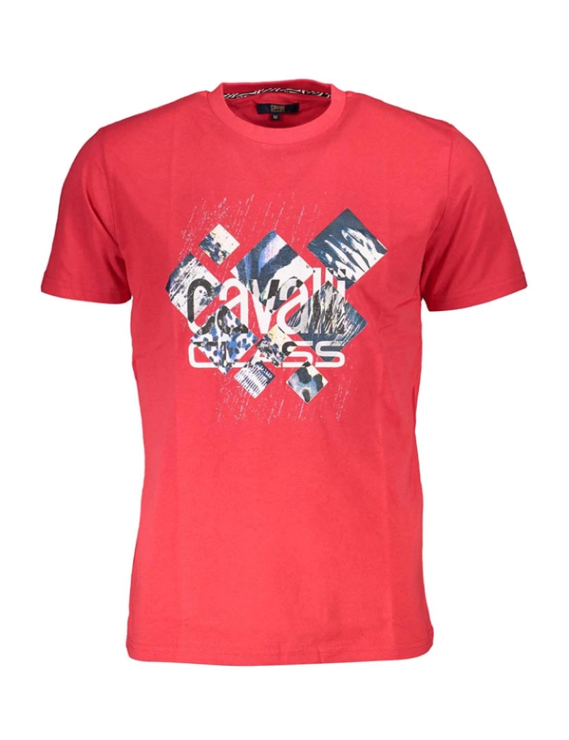 Cavalli Class - T-Shirt Homem Vermelho