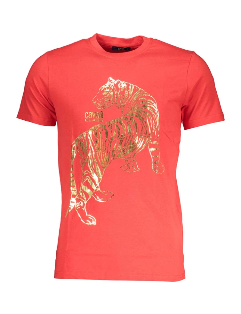 Cavalli Class - T-Shirt Homem Vermelho