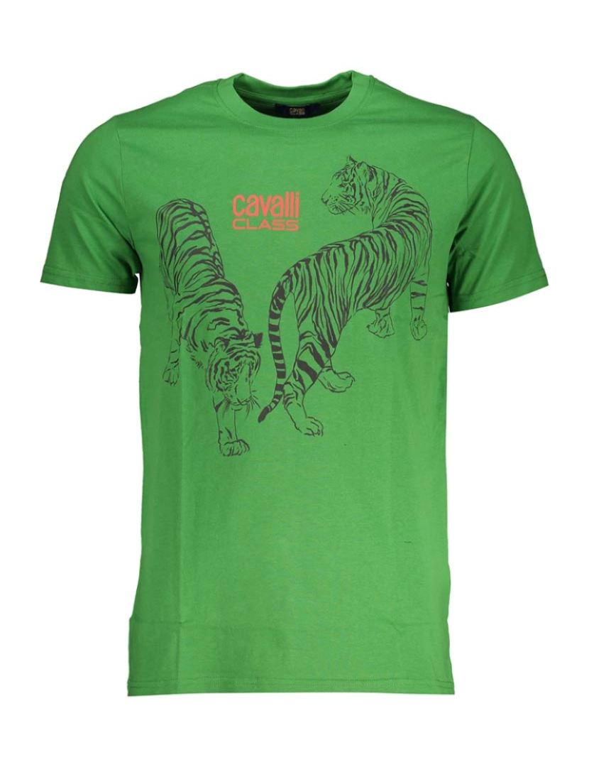 Cavalli Class - T-Shirt Homem Verde