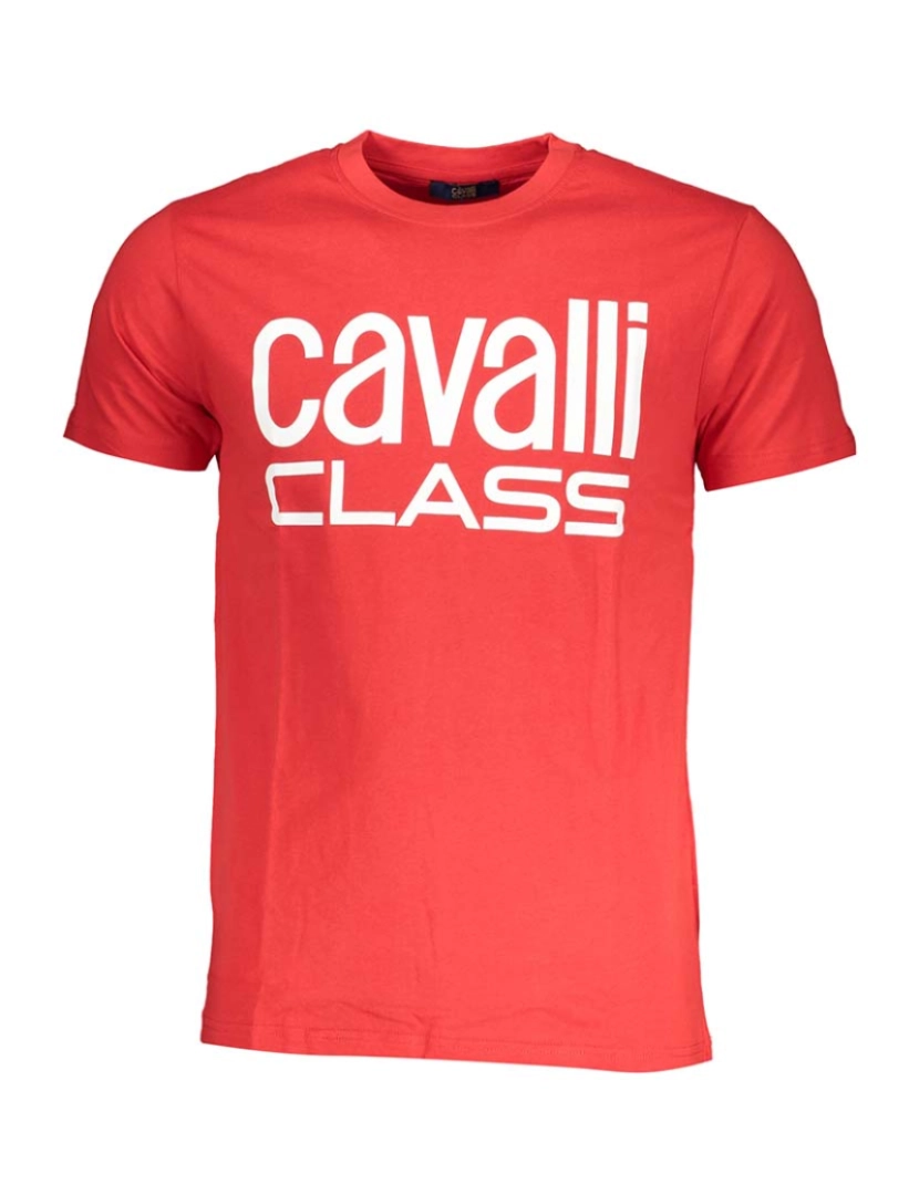 Cavalli Class - T-Shirt Homem Vermelho