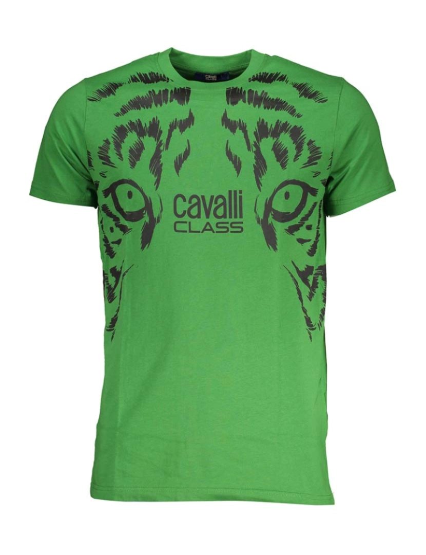 Cavalli Class - T-Shirt Homem Verde