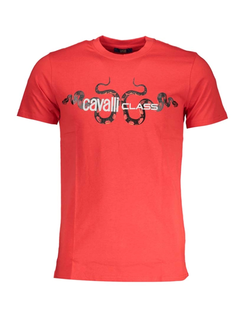 Cavalli Class - T-Shirt Homem Vermelho