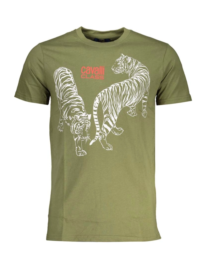 Cavalli Class - T-Shirt Homem Verde