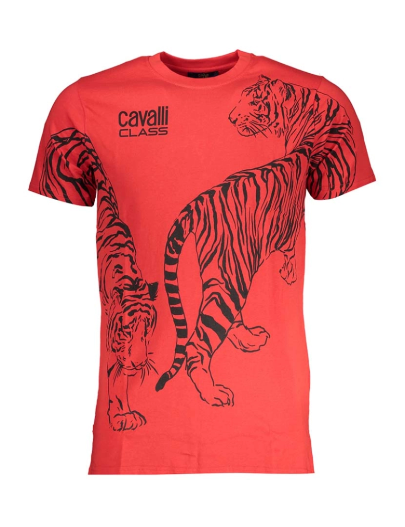 Cavalli Class - T-Shirt Homem Vermelho