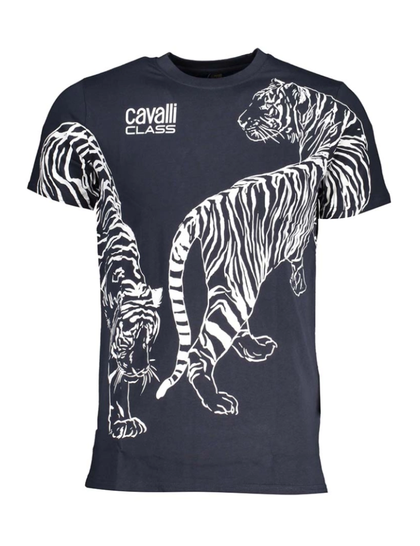 Cavalli Class - T-Shirt Homem Azul