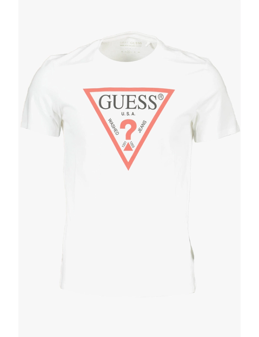 Guess Jeans - T-Shirt M. Curta Homem Branco