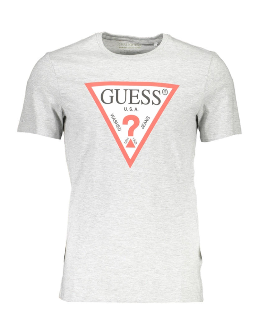 Guess Jeans - T-Shirt M. Curta Homem Cinza