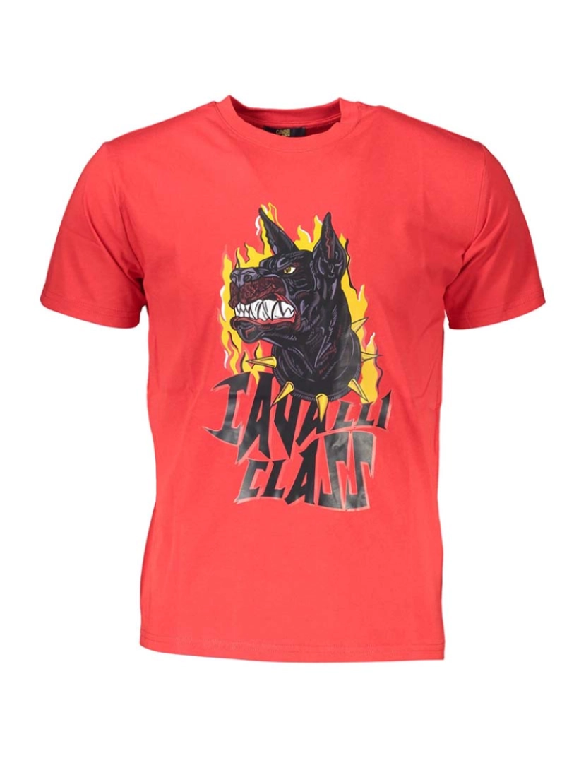 Cavalli Class - T-Shirt de Homem  vermelho