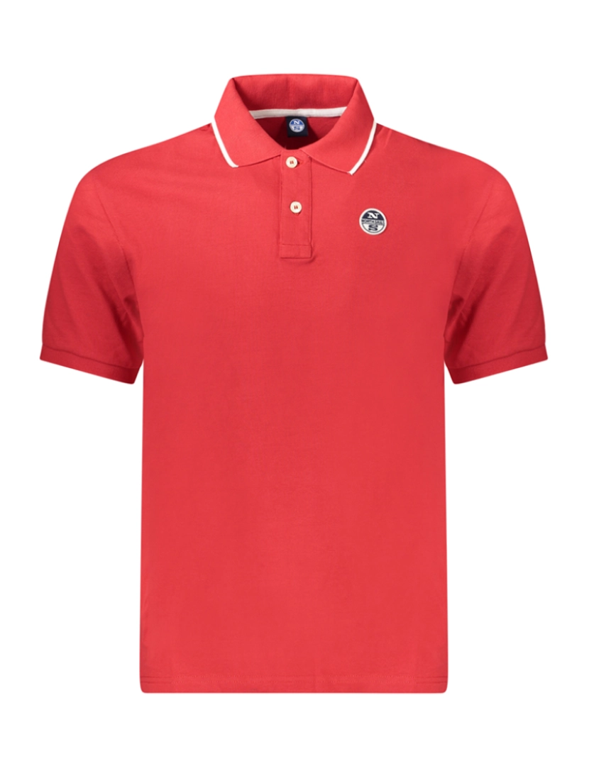 North Sails - Polo de Homem Vermelho