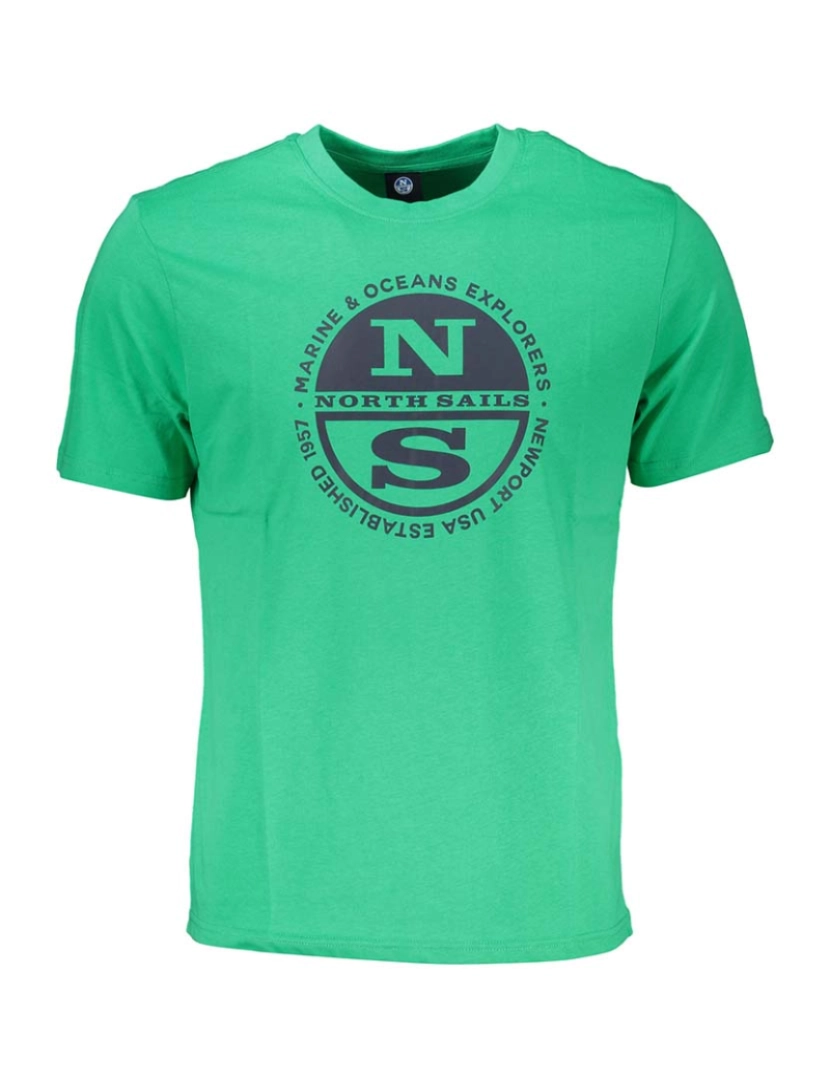 North Sails - T-shirt Homem Verde