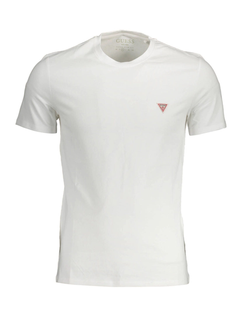 Guess Jeans - T-Shirt M. Curta Homem Branco Homem