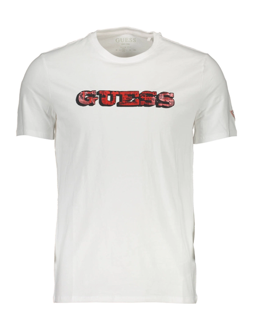 Guess Jeans - T-Shirt M. Curta Homem Branco