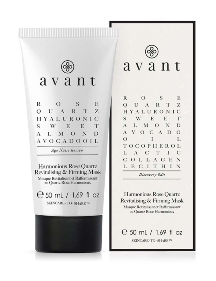 Avant Skincare - Discovery Edit - Máscara Harmoniosa Revitalizante E Firmeza De Quartzo Rosa