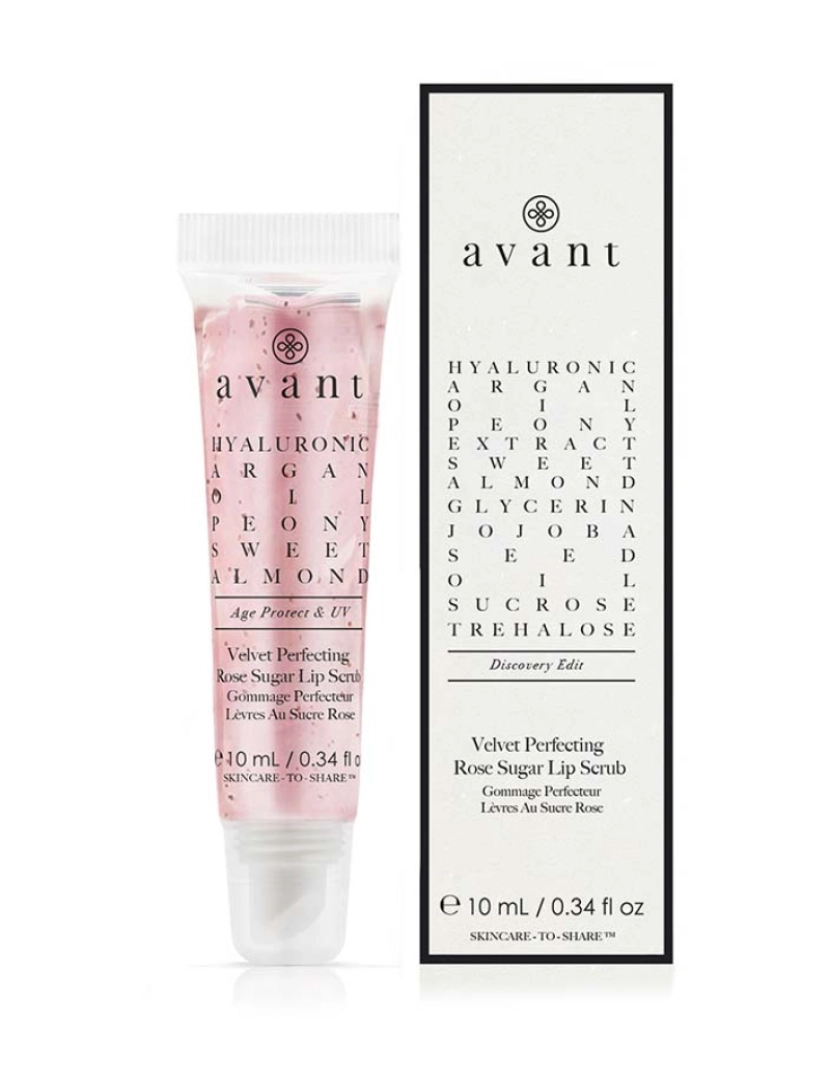 Avant Skincare - Edição De Descoberta - Esfoliante Labial Velvet Perfecting Rose Sugar