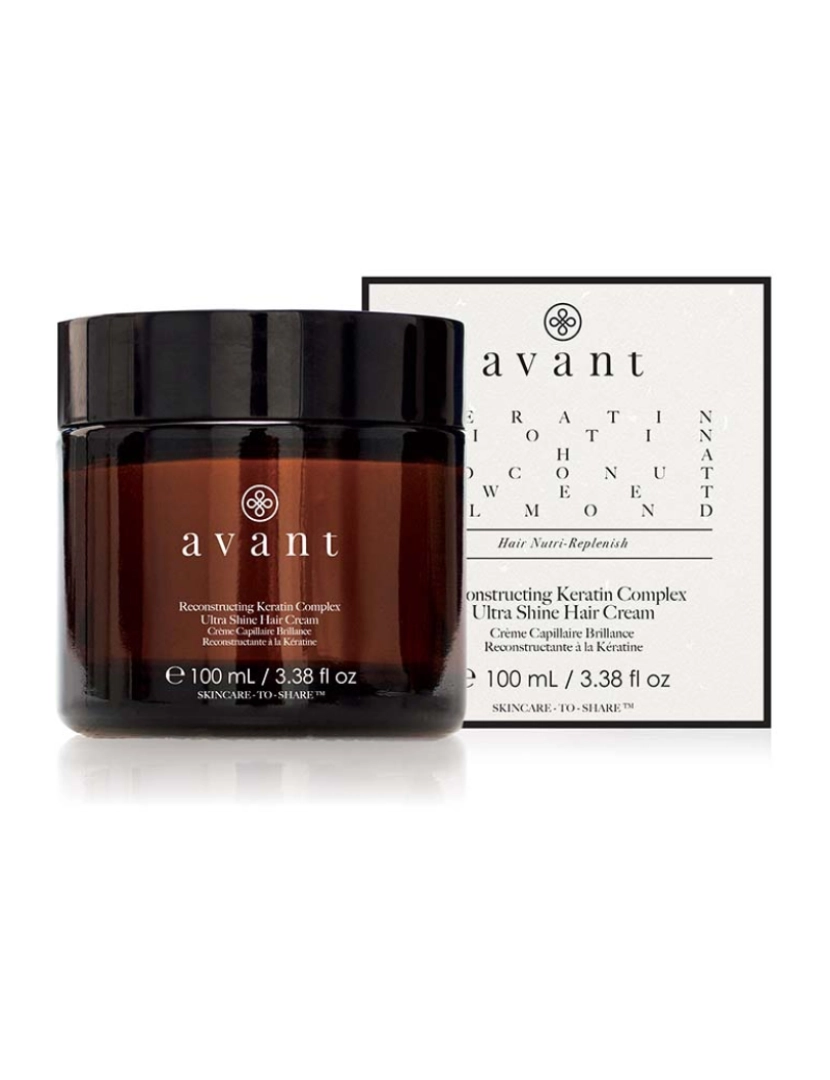 Avant Skincare - Creme Para Cabelos Reconstruindo Complexo De Queratina Ultra Shine