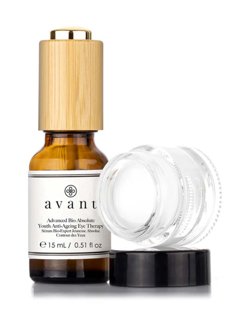 Avant Skincare - Conjunto Antienvelhecimento: Perfect Eyes Rotina Diurna E Noturna (2 Unidades): Contorno De Olhos Firmador Glicólico Antienvelhecimento + Edição Limitada Advanced Bio Absolute Youth Eye Therapy