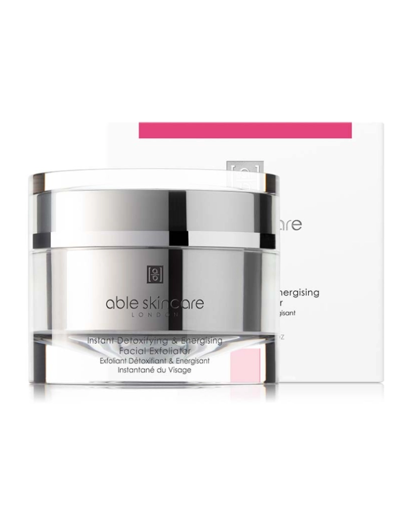 Able Skincare  - Esfoliante Facial Desentoxicante e Energizante Instantâneo 50Ml 