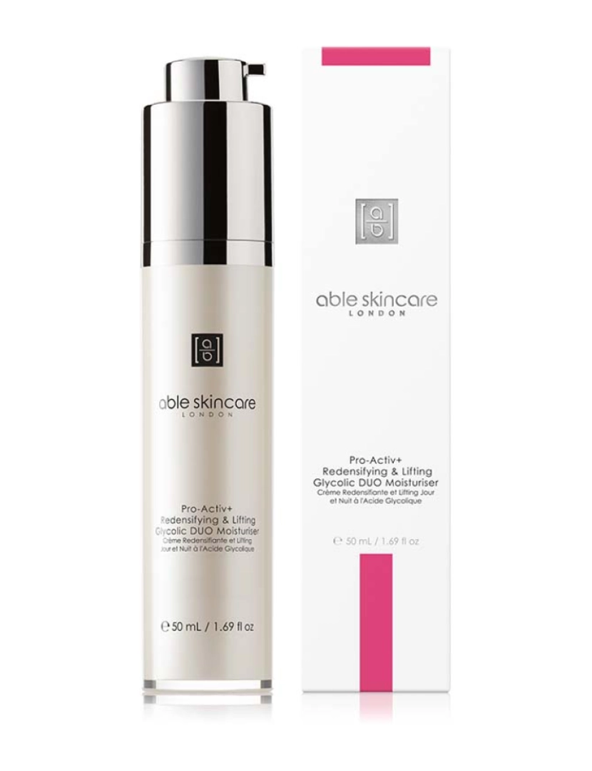 Able Skincare  - Hidratante Facial Duo Pro-Activ + Retexturing e Resurfacing Glycolic 50Ml