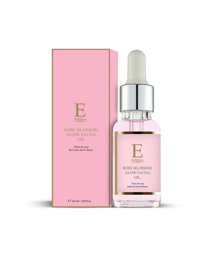 Erth Skin London - Óleo Facial Rose Blossom Glow 30Ml