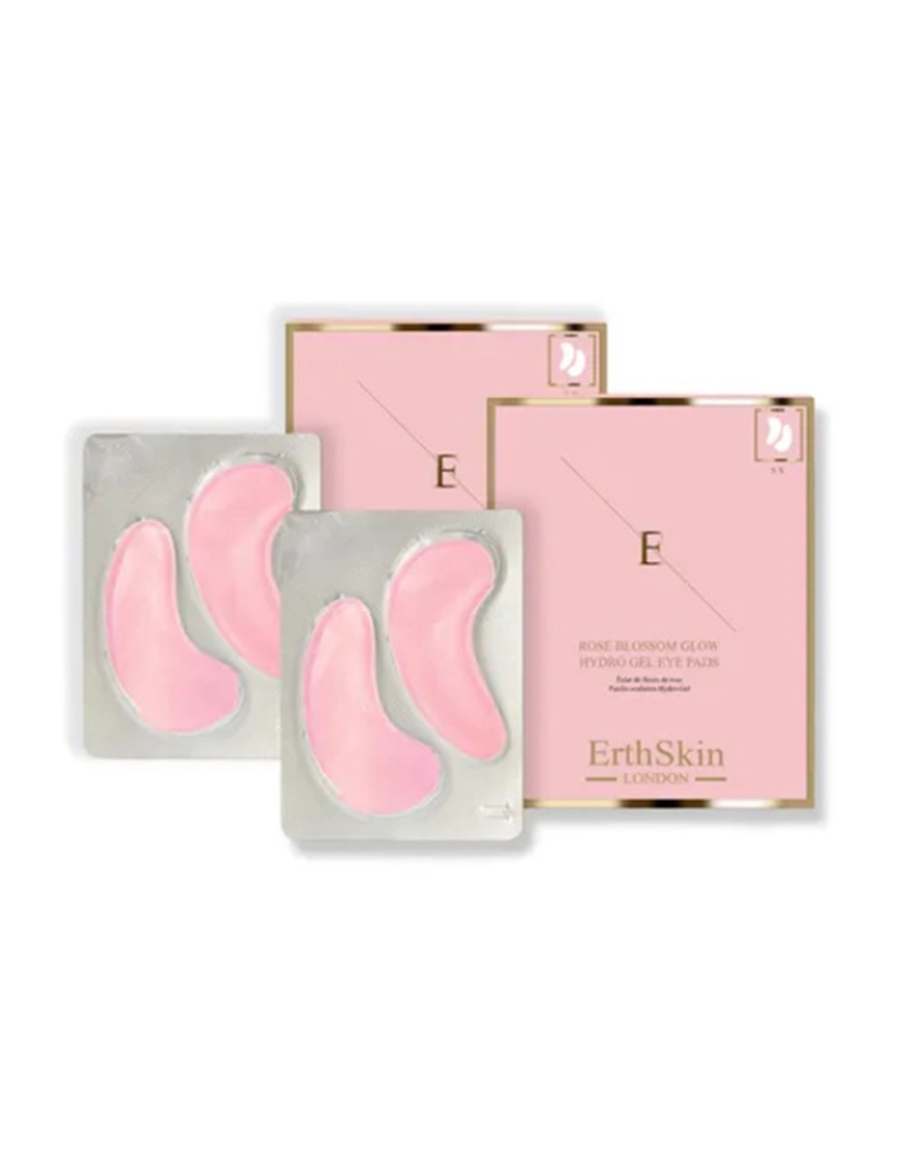 Erth Skin London - 2X Almofadas Para Os Olhos De Hidro-Gel Rose Blossom Glow 5 X 2