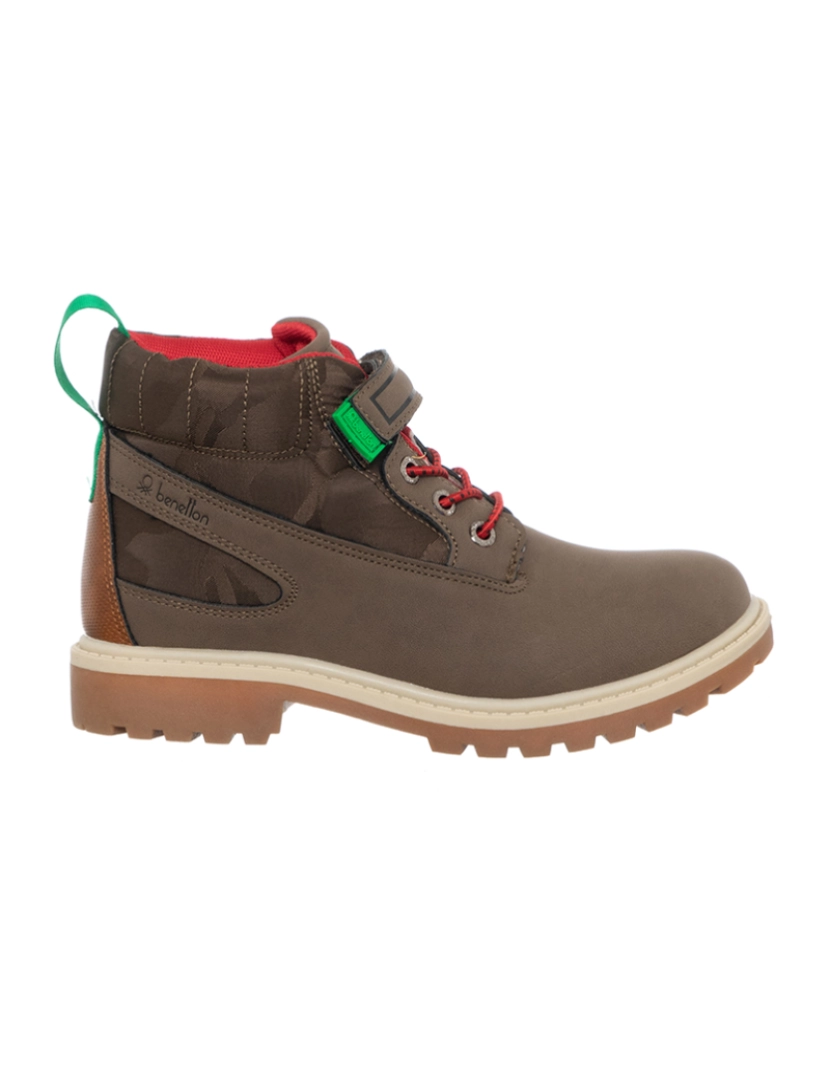 Benetton - Botas Castanho e Verde Criança 