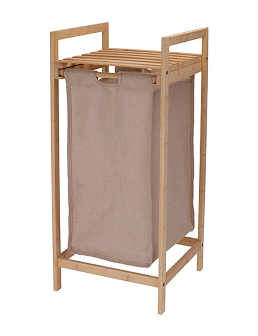 WellHome - Wellhome cesta fria de bambu com prateleira 33x33x73cm