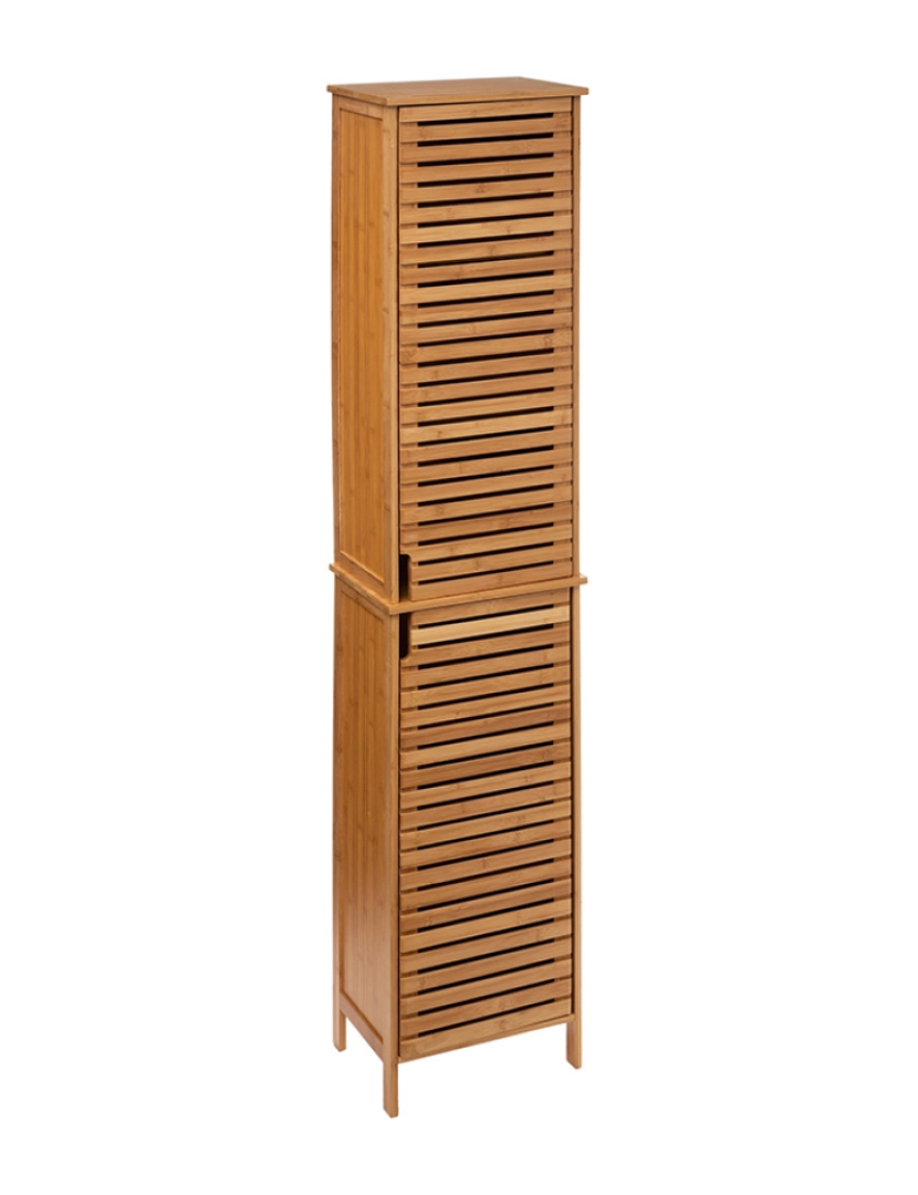 WellHome - Coluna de bambu sicela de 2 portas