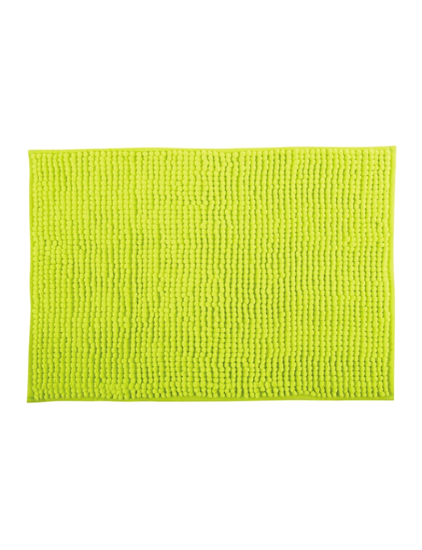 WellHome - Tapete de banheiro chenille verde (60 x 90 cm) - msv.