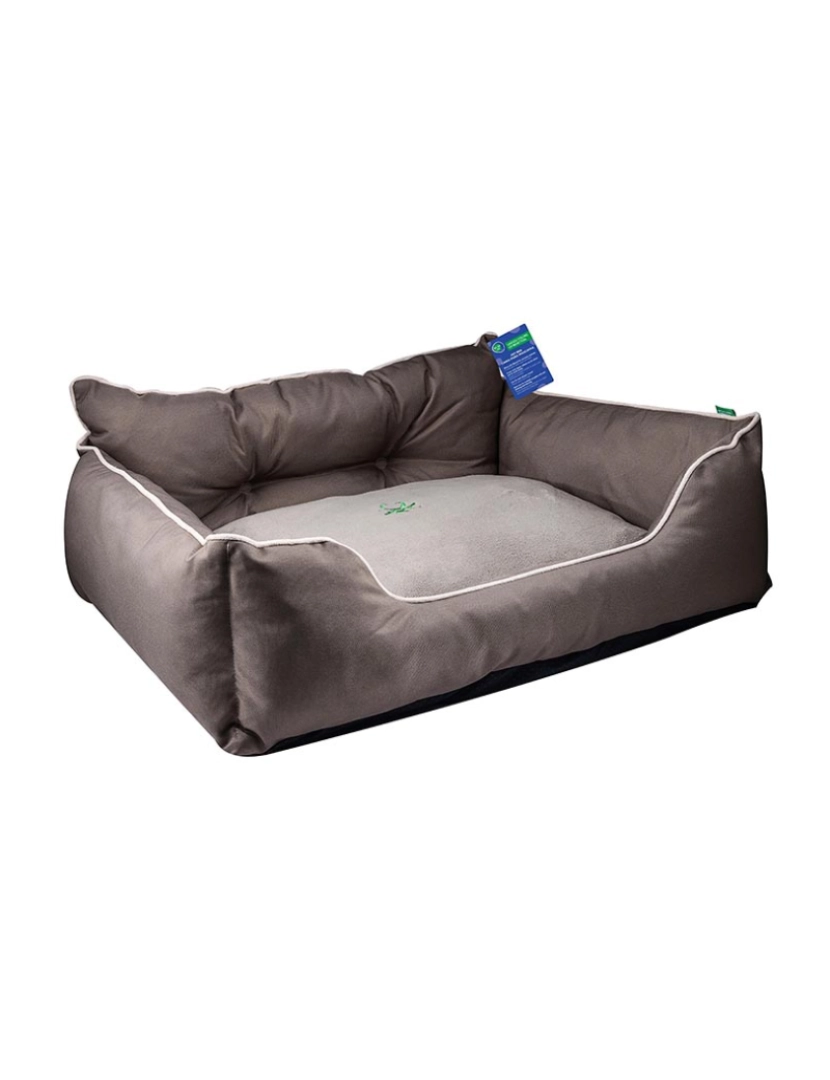 Benetton - Cama para animais de estimação 65x50x20cm poliéster marrom Benetton be