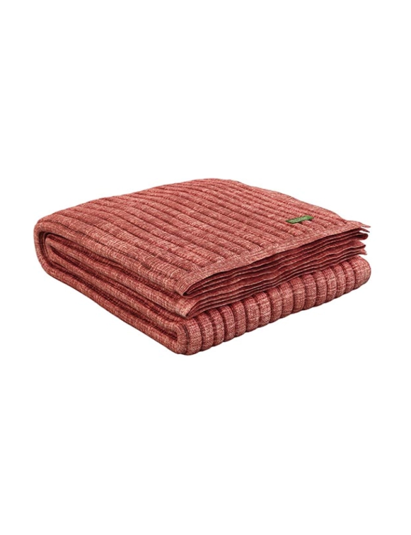 Benetton - Manta 140x190cm 900gr 100% acrílico vermelho Benetton frutas be