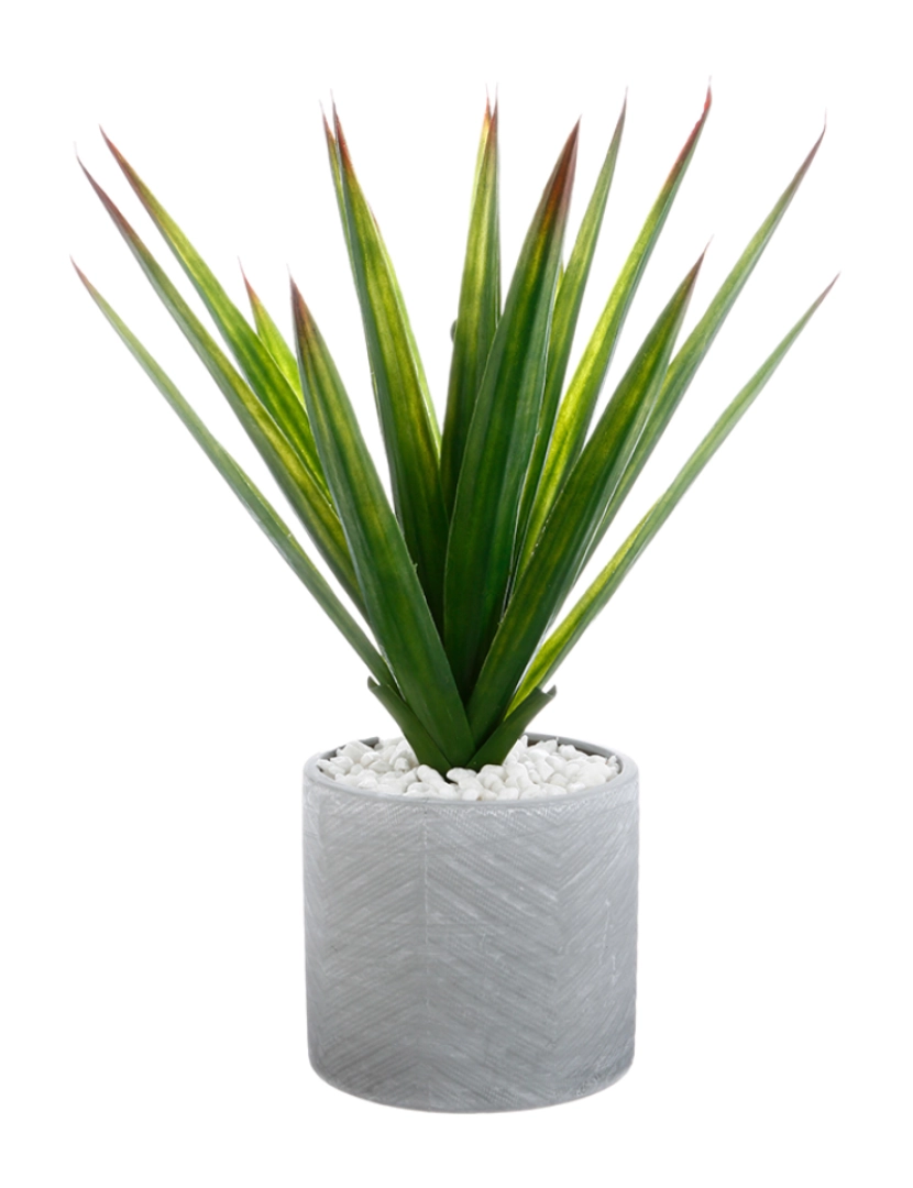 Atmosphera - Aloe Vera Artificial E Vaso De Cerâmica Com Altura 49Hello Garden