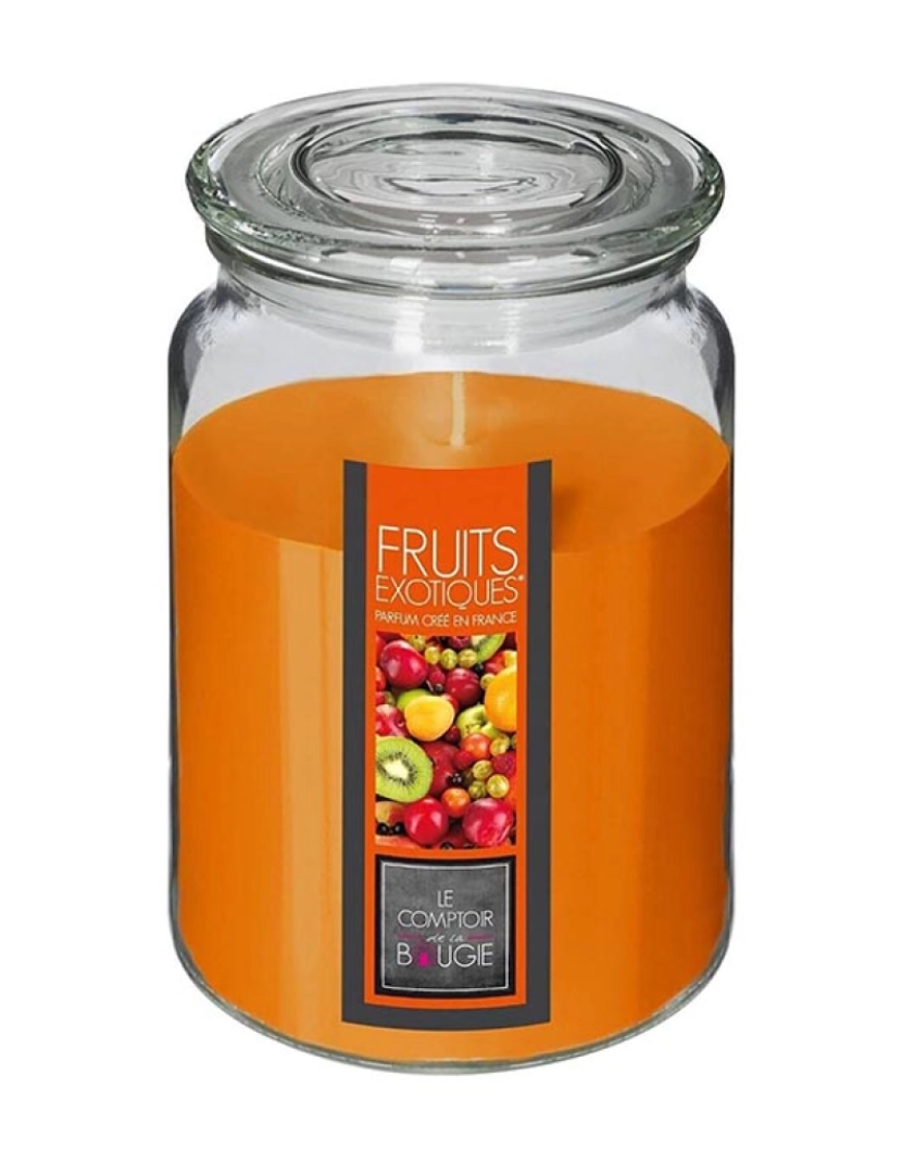 Atmosphera - Vela Com Aroma De Frutas Exóticas 510G Em Recipiente De Vidro Ø10 X Alt.14,5Cm