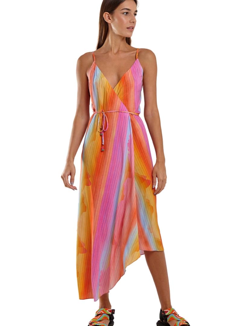 Blue Man - Vestido Praia Blueman 2022 Sunset Multicor