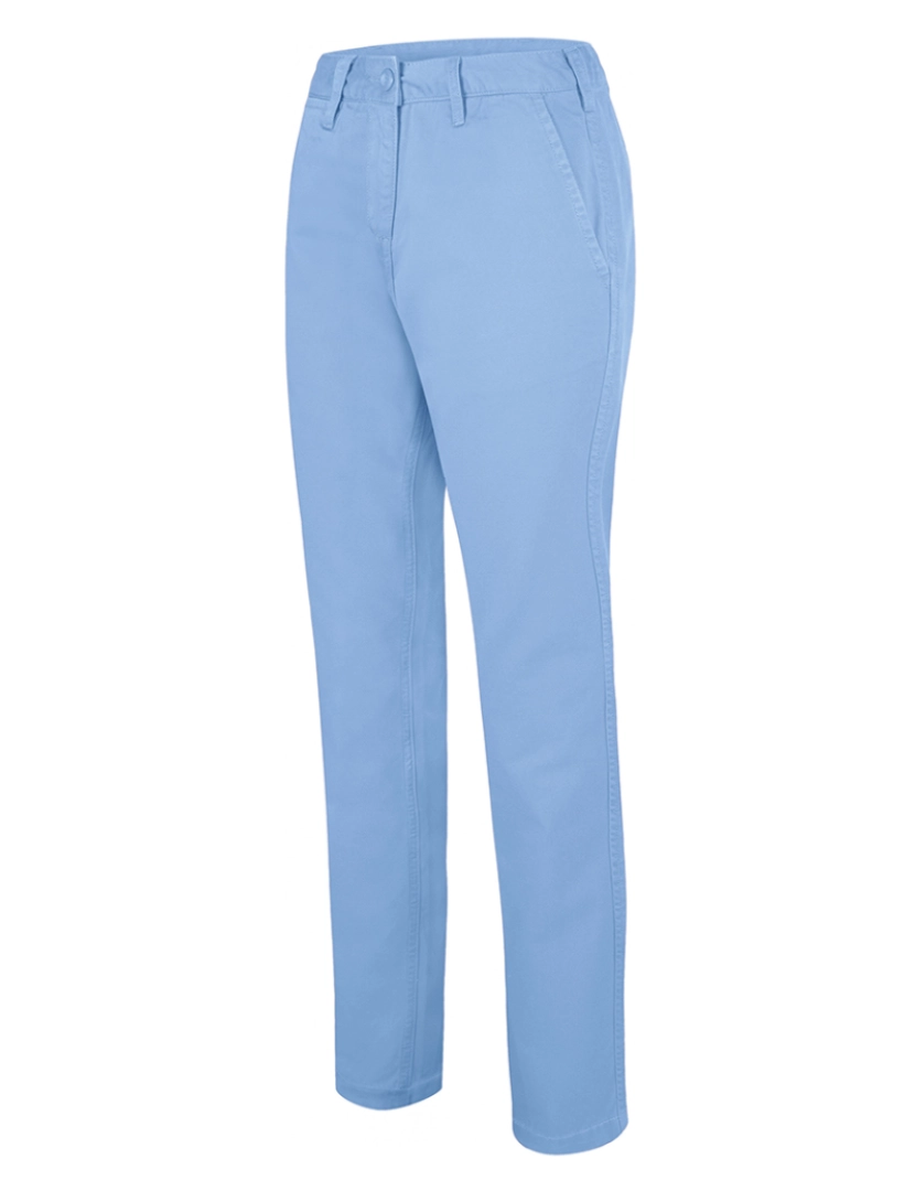 Especial Moda Stock off  - Calças Chino de Senhora Azul