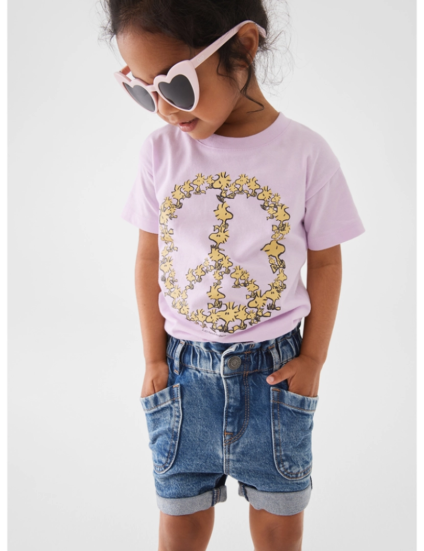 GAP - T-Shirt Criança Violeta