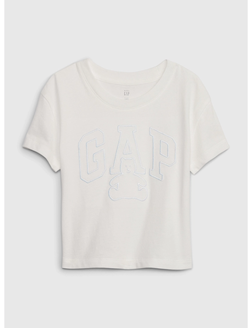 GAP - T-Shirt Criança Branco