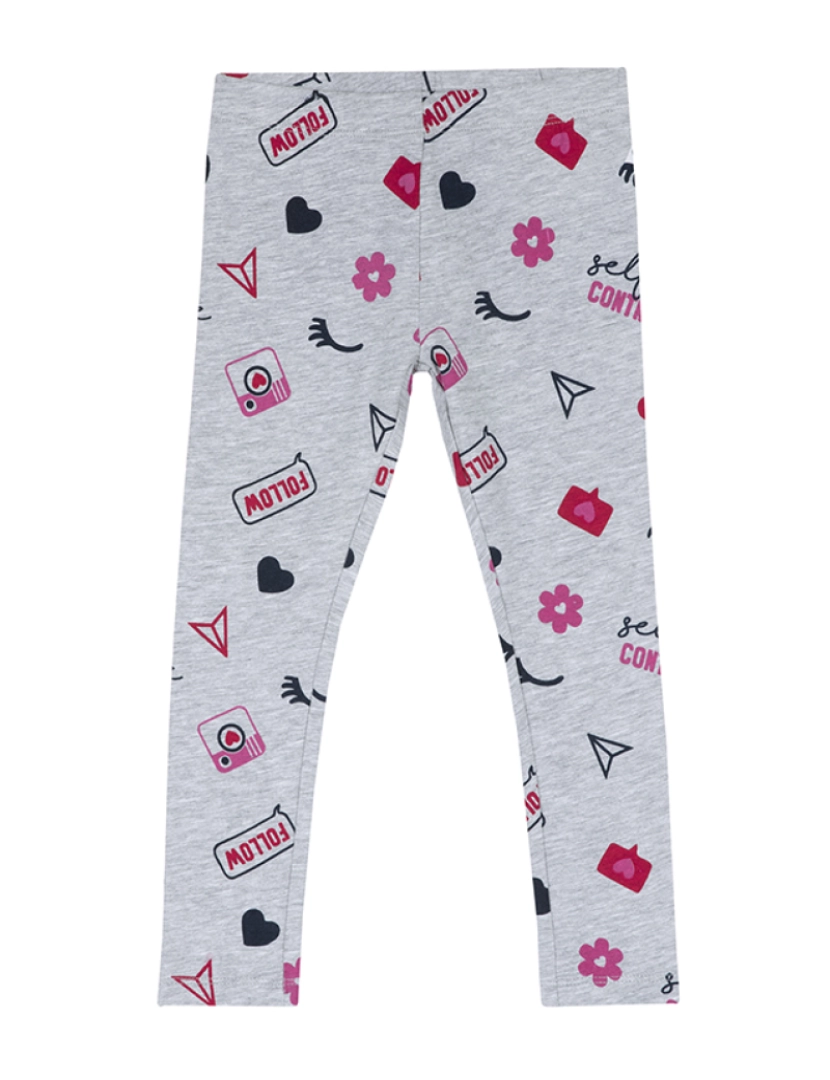 Chicco - Leggings Menina Impresso Cinzento